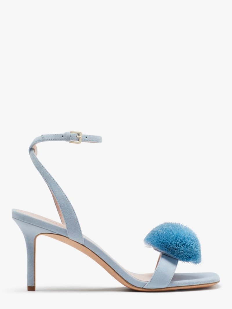 Kate Spade Amour Pom Sandals Blue | 5632980-LM