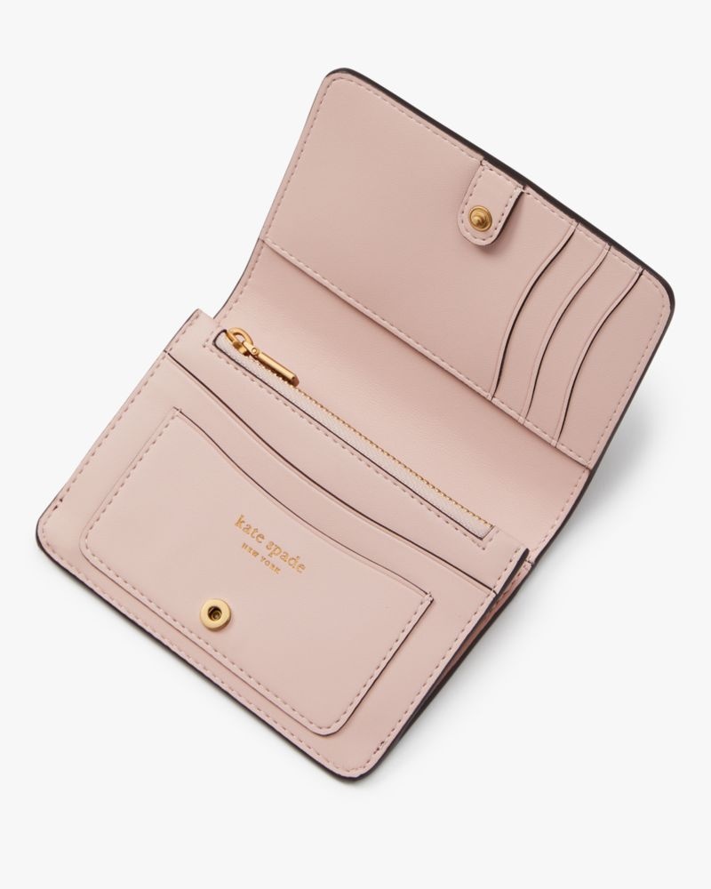Kate Spade Ava Bifold Card Case Dark Brown | 6540827-BK