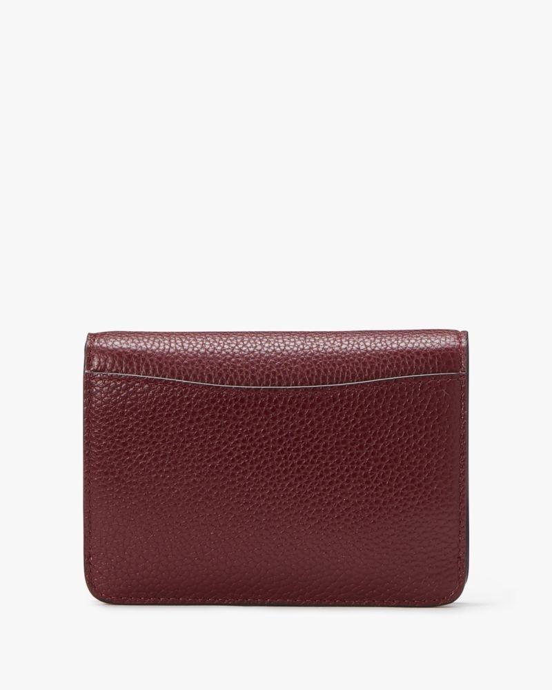 Kate Spade Ava Bifold Card Case Dark Brown | 6540827-BK