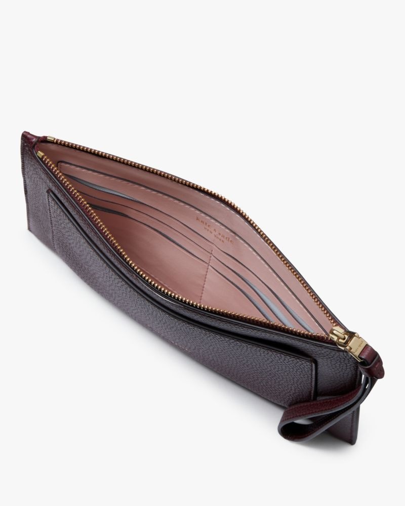 Kate Spade Ava Wristlet Dark Brown | 7359128-HC