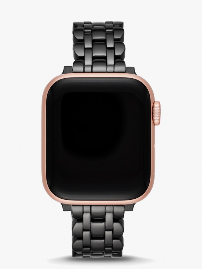 Kate Spade Black Scallop Link Stainless Steel Bracelet 38/40mm Band For Apple Watch? Black | 4598136-OC