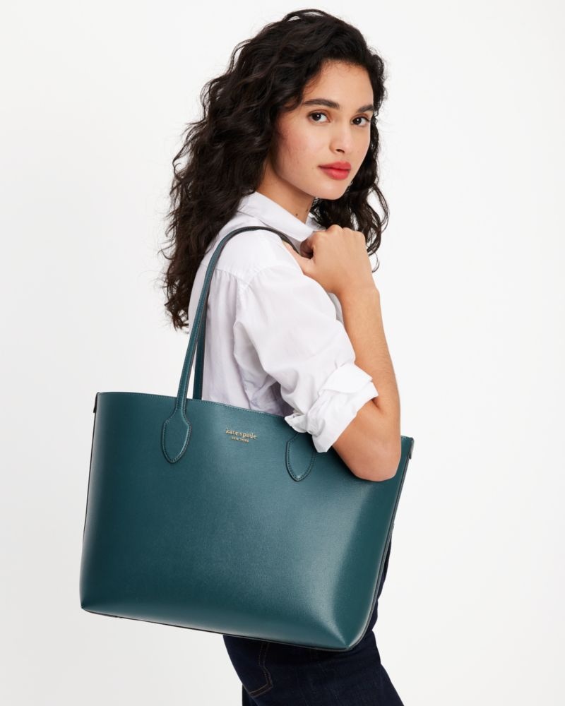 Kate Spade Bleecker Large Tote Green | 4139260-SZ