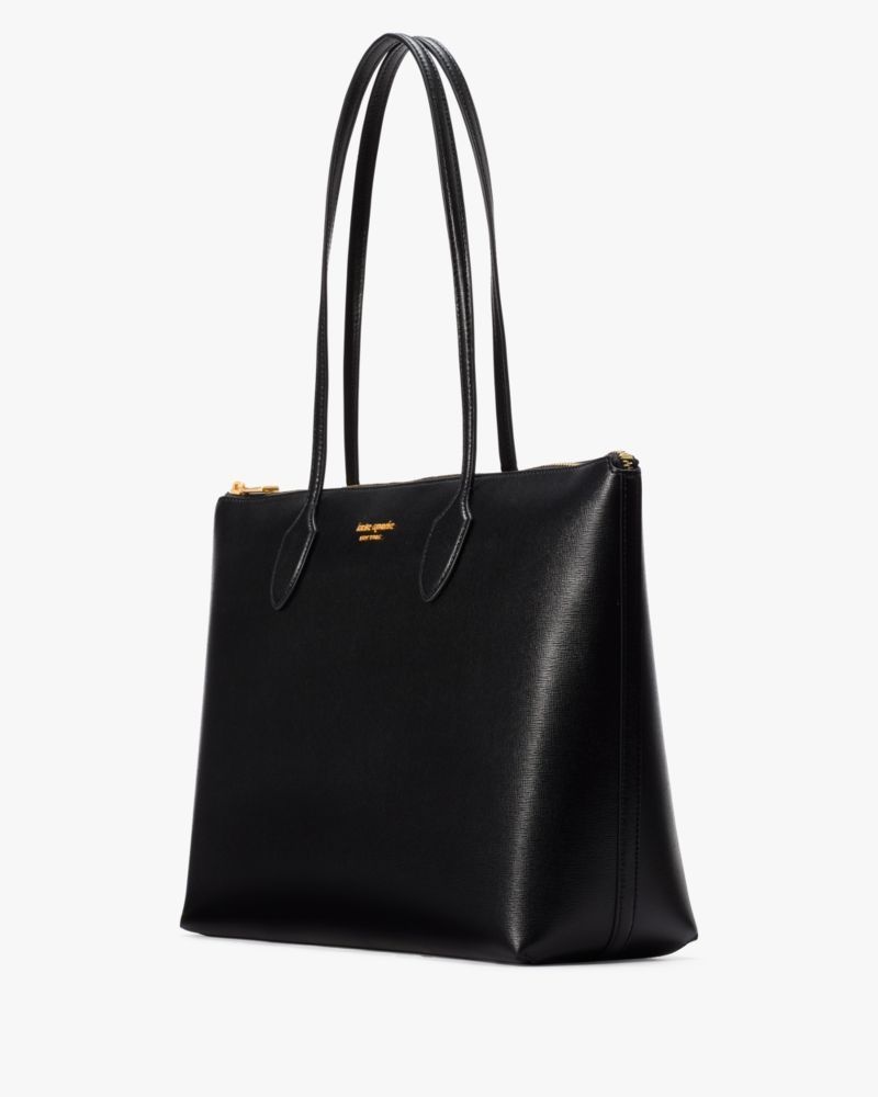 Kate Spade Bleecker Large Zip-top Tote Black | 6037245-FA