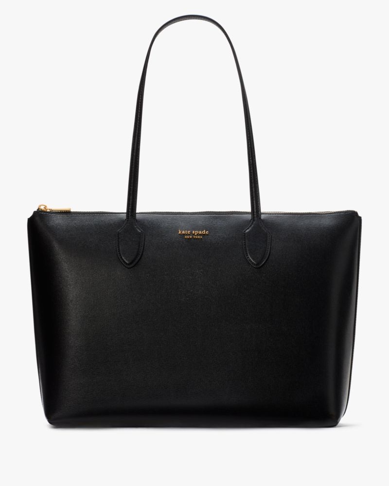 Kate Spade Bleecker Large Zip-top Tote Black | 6037245-FA