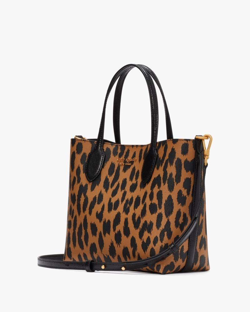 Kate Spade Bleecker Modern Leopard Medium Crossbody Tote Brown | 3751984-ID
