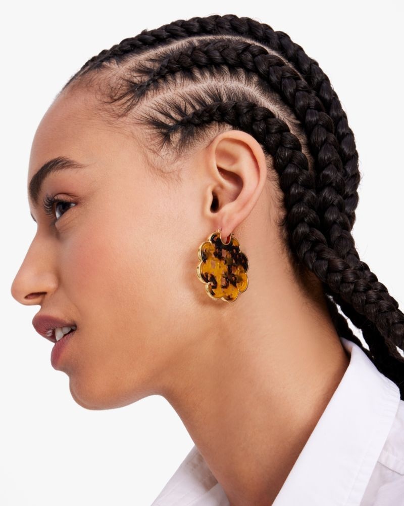 Kate Spade Breeze Along Hoops Gold | 6825091-FE