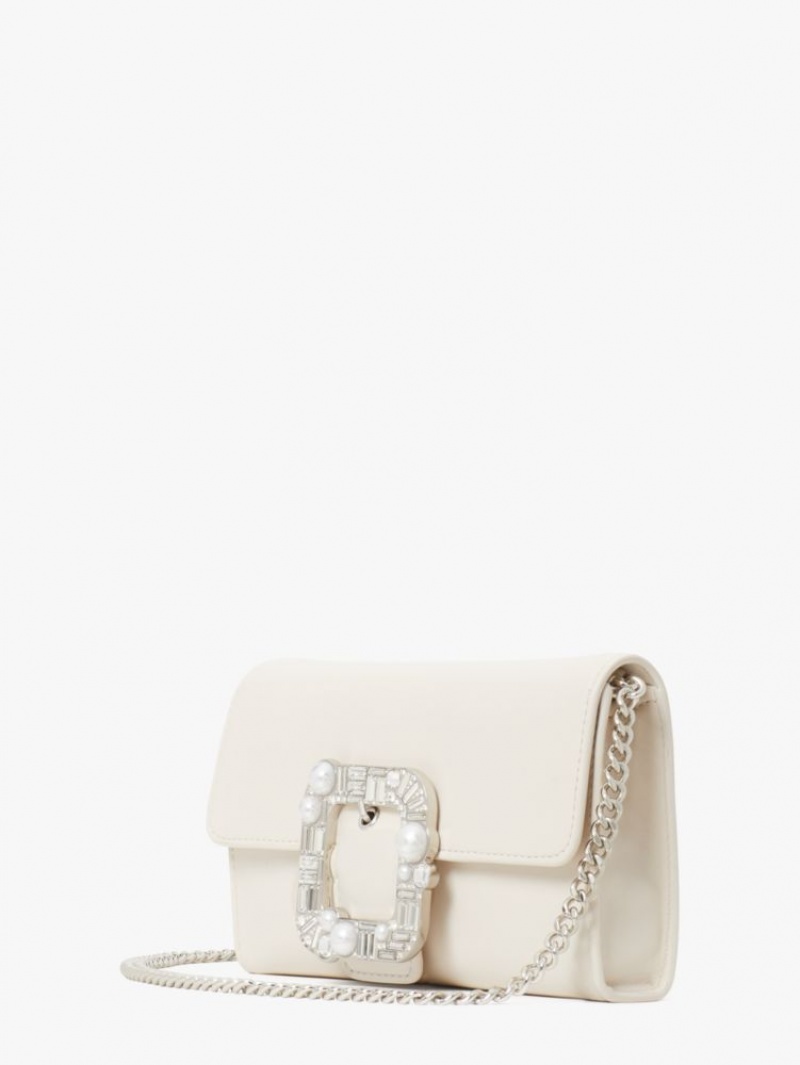 Kate Spade Bridal Buckle Crossbody White | 0573862-ZA