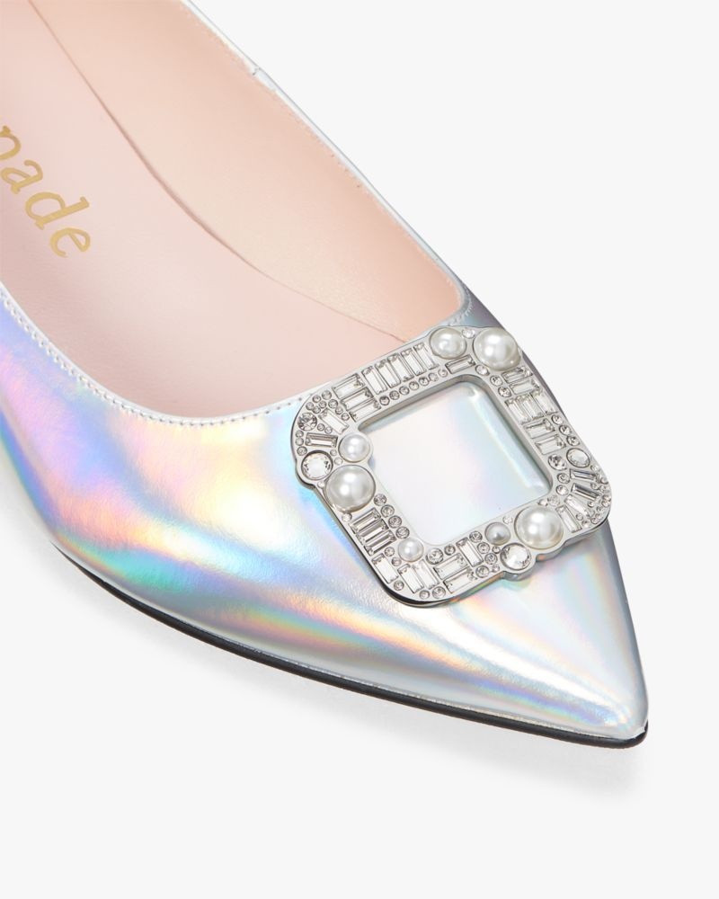 Kate Spade Buckle Up Flats Iridescent | 2418637-XN
