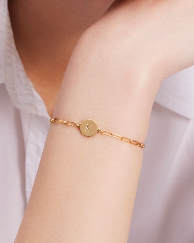 Kate Spade C Initial Chain Bracelet Gold | 7350249-EX