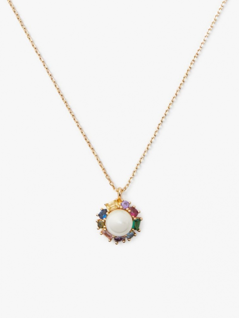 Kate Spade Candy Shop Pearl Halo Pendant Multicolor | 9718306-IP