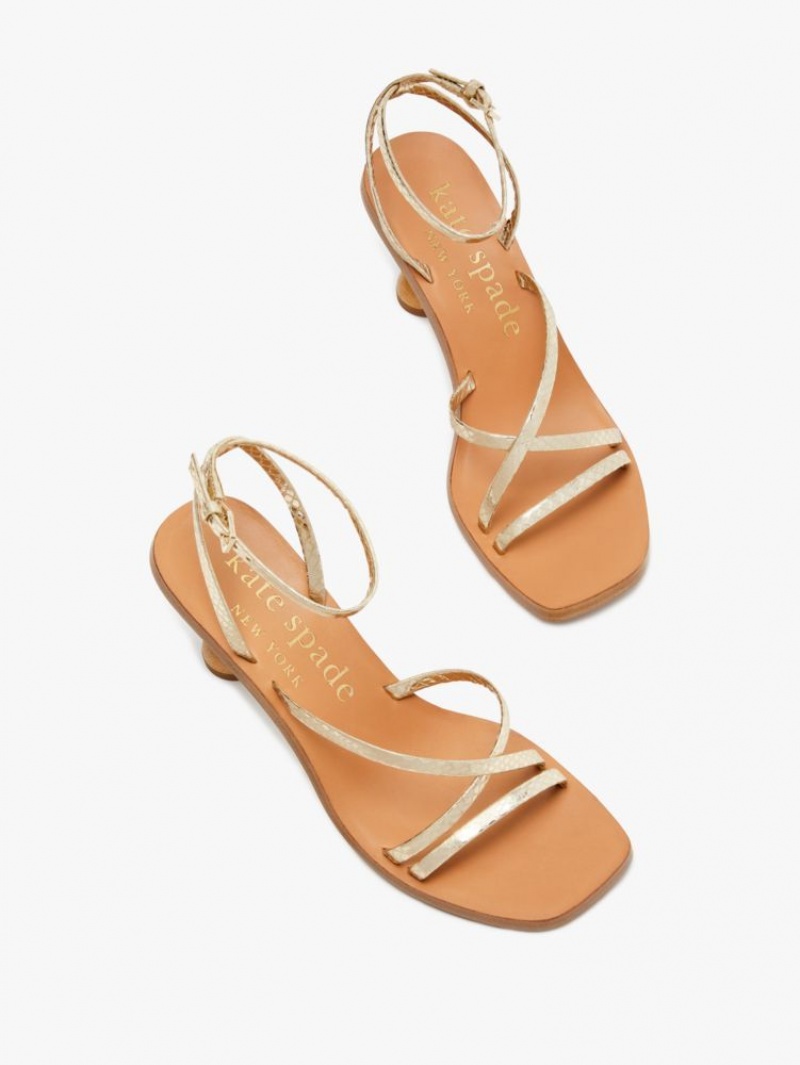 Kate Spade Charmer Sandals Gold | 1742068-RB