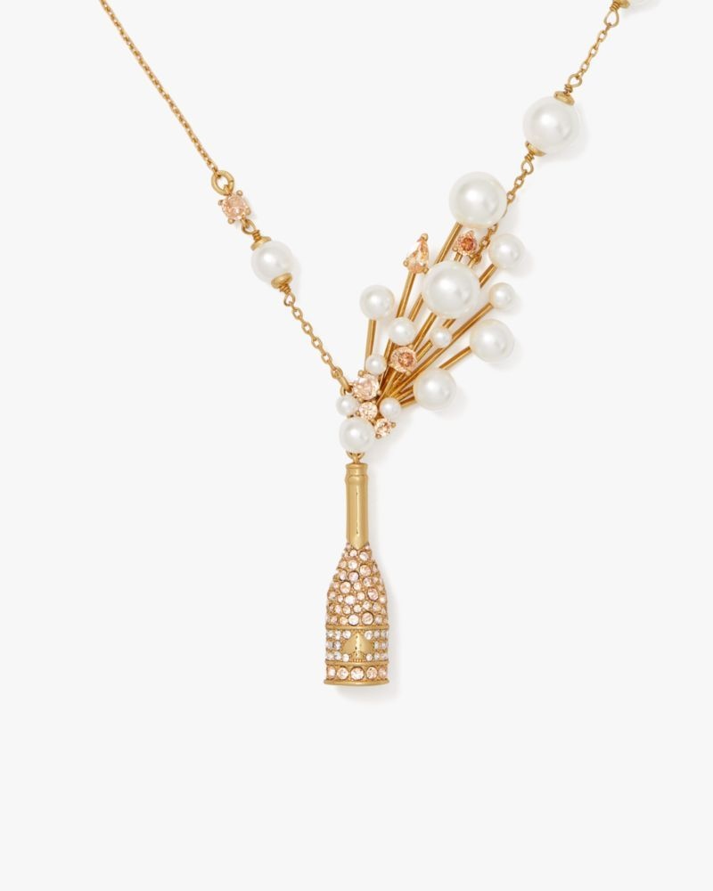 Kate Spade Cheers To That Statement Pendant Gold | 5741392-GY