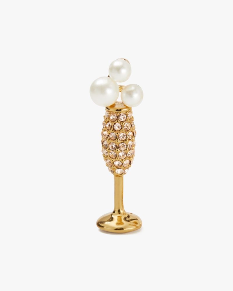 Kate Spade Cheers To That Studs Gold | 0279384-TA
