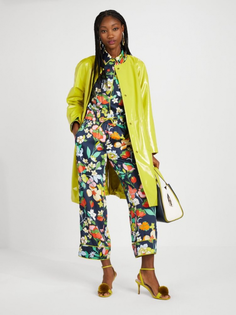 Kate Spade City Slicker Raincoat Light Green | 1476238-QR