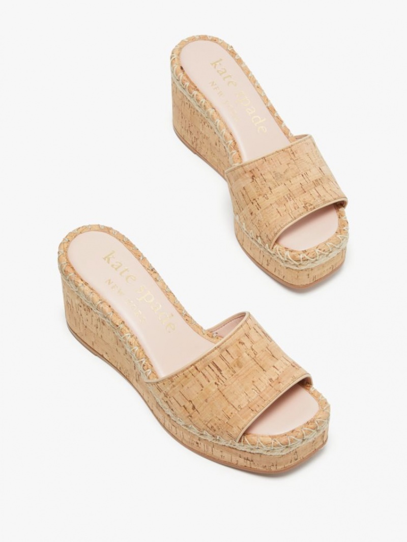 Kate Spade Cosette Slide Sandals Beige | 8746591-NW