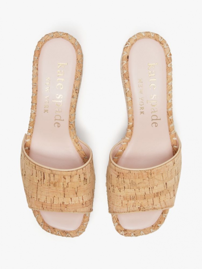 Kate Spade Cosette Slide Sandals Beige | 8746591-NW