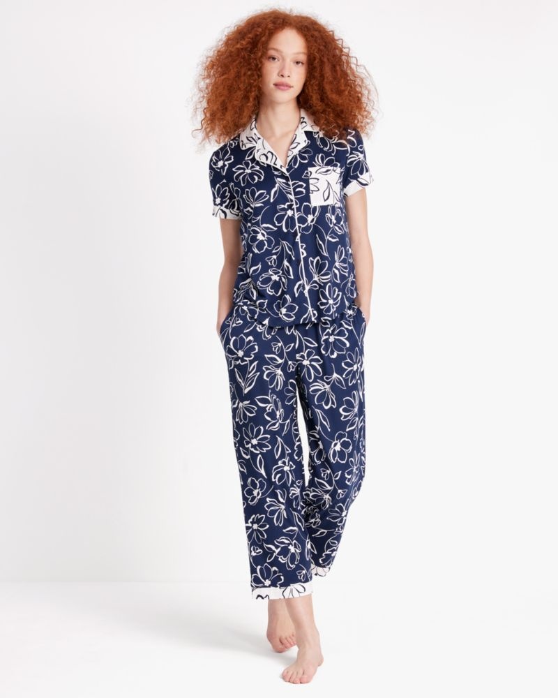 Kate Spade Crop PJ Set Joyful Floral | 8245167-GB
