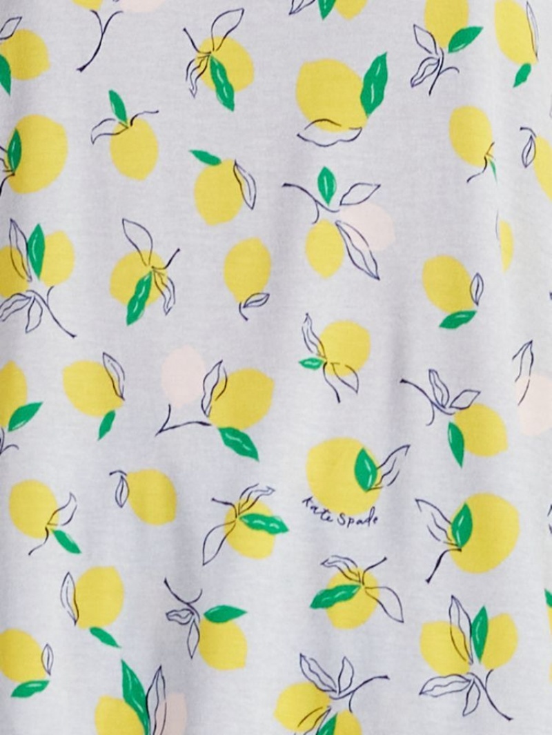 Kate Spade Crop PJ Set Lemon | 4165839-WH