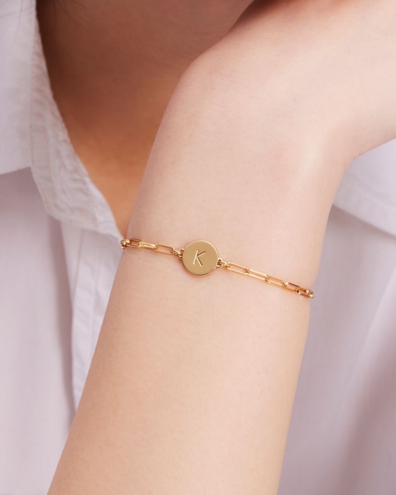 Kate Spade D Initial Chain Bracelet Gold | 3682415-AQ
