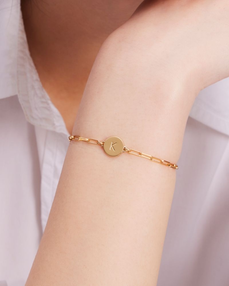 Kate Spade D Initial Chain Bracelet Gold | 3682415-AQ