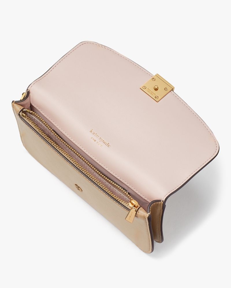 Kate Spade Dakota Flap Wristlet Grey Brown | 0239487-DV