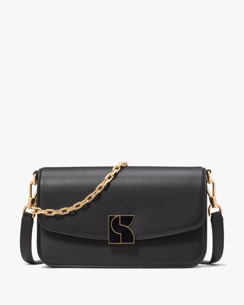 Kate Spade Dakota Medium Convertible Shoulder Bag Black | 0792568-HT