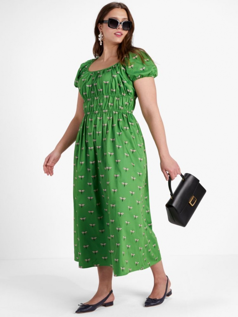 Kate Spade Dragonfly Riviera Dress Green | 2038946-KT