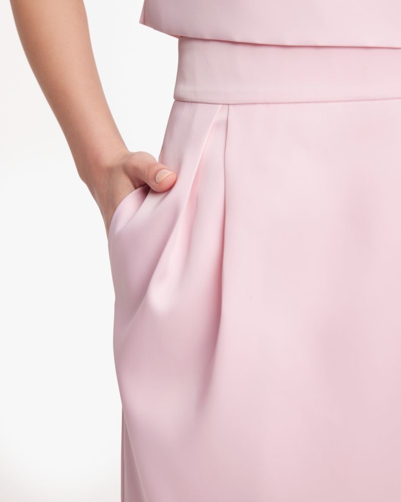 Kate Spade Duchess Satin Pencil Skirt Pink | 0294685-UD