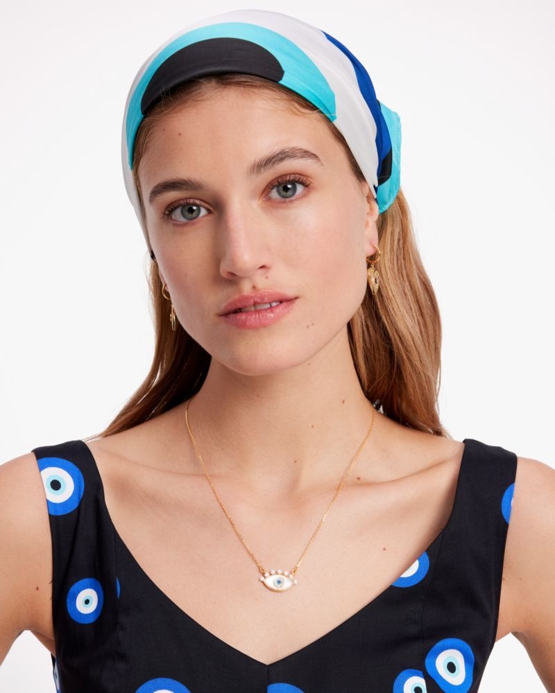 Kate Spade Evil Eye Pendant Cream Multicolor | 2705948-BS