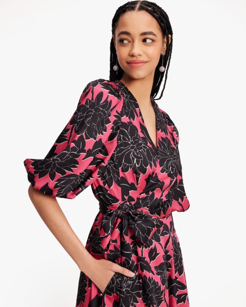 Kate Spade Festive Brocade Evelyn Dress Pink | 6584013-YJ