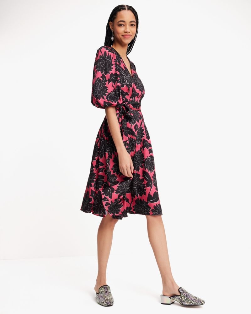 Kate Spade Festive Brocade Evelyn Dress Pink | 6584013-YJ