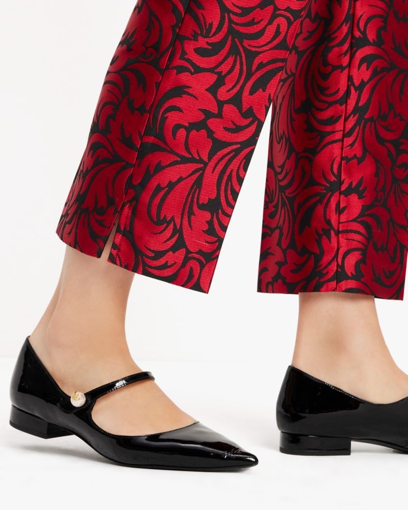 Kate Spade Flourish Swirl Brocade Pants Black | 8401723-VG
