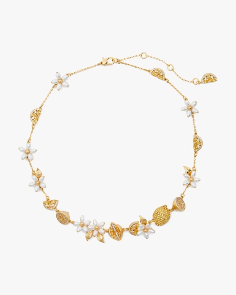 Kate Spade Fresh Squeeze Necklace Yellow Multicolor | 7819063-JD