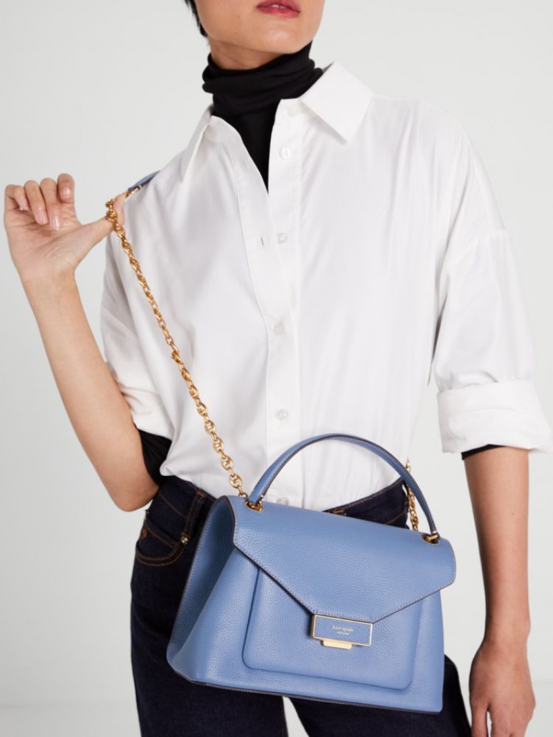 Kate Spade Gramercy Medium Convertible Shoulder Bag Blue | 9247658-KH