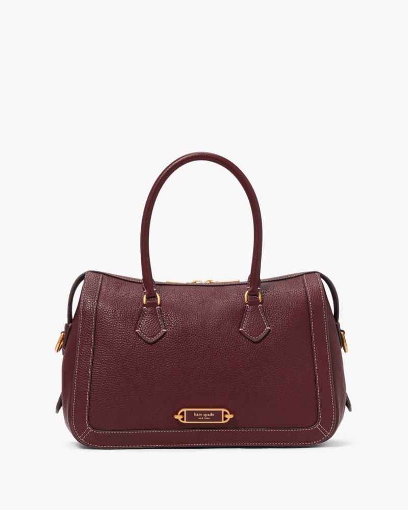 Kate Spade Gramercy Medium Satchel Dark Brown | 7695014-XC