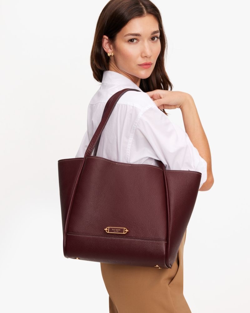 Kate Spade Gramercy Medium Tote Dark Brown | 8301769-NI