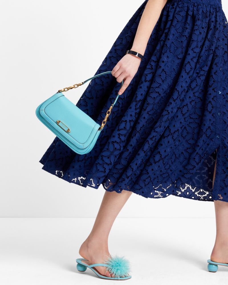 Kate Spade Gramercy Small Flap Shoulder Bag Blue | 4306892-XW