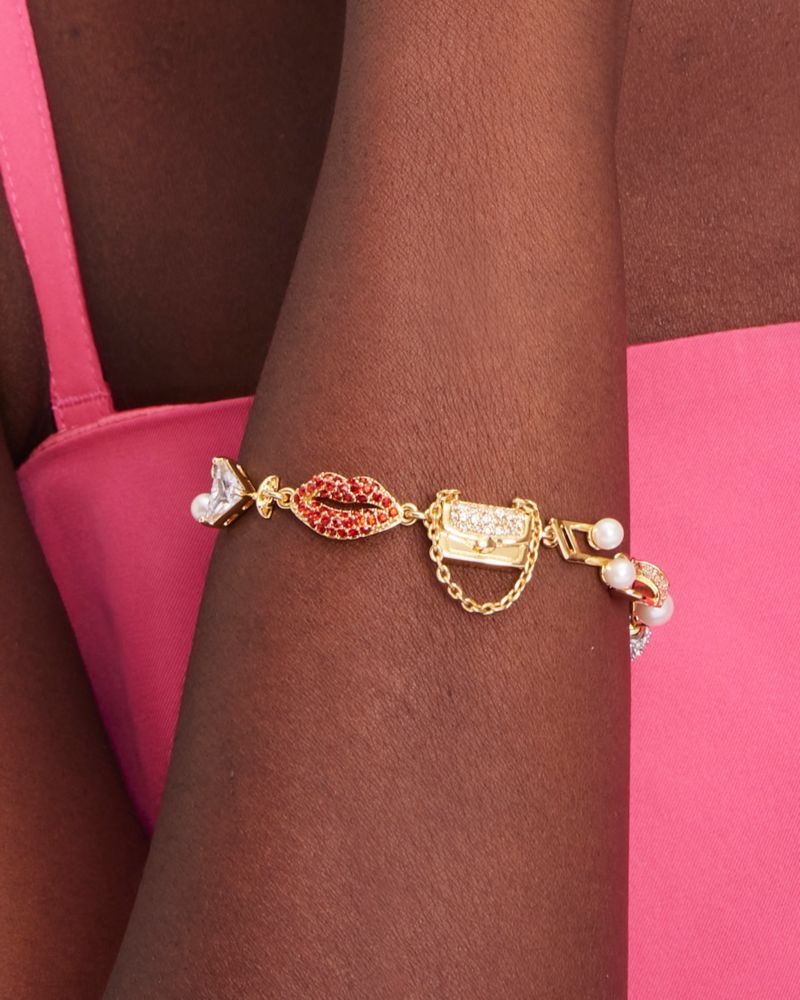 Kate Spade Hit The Town Charm Bracelet Multicolor | 8253076-RO