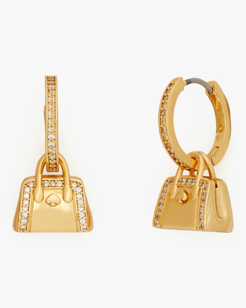 Kate Spade Hit The Town Knott Huggies Gold | 3054786-PV
