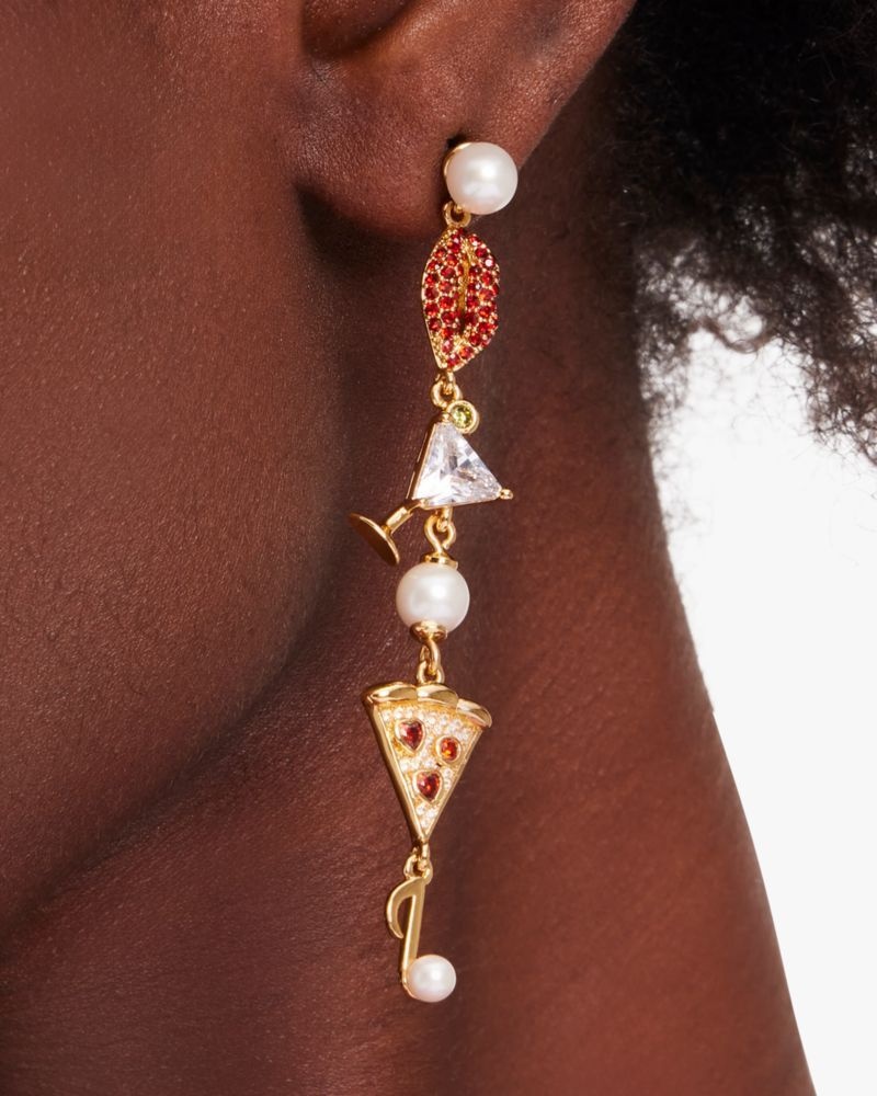 Kate Spade Hit The Town Linear Earrings Multicolor | 0347158-IV