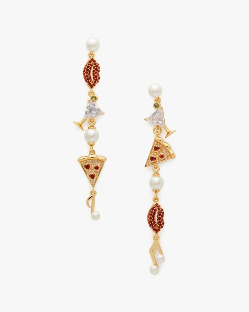 Kate Spade Hit The Town Linear Earrings Multicolor | 0347158-IV