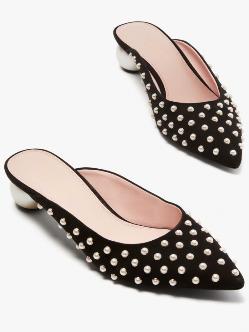 Kate Spade Honor Pumps Black White | 8975623-ZF
