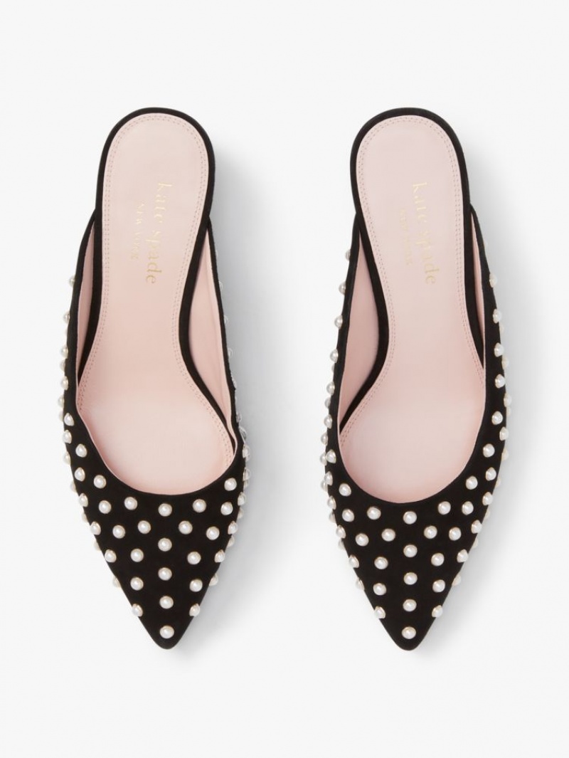Kate Spade Honor Pumps Black White | 8975623-ZF