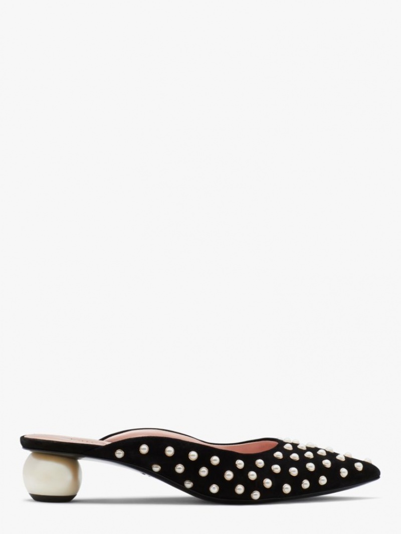 Kate Spade Honor Pumps Black White | 8975623-ZF