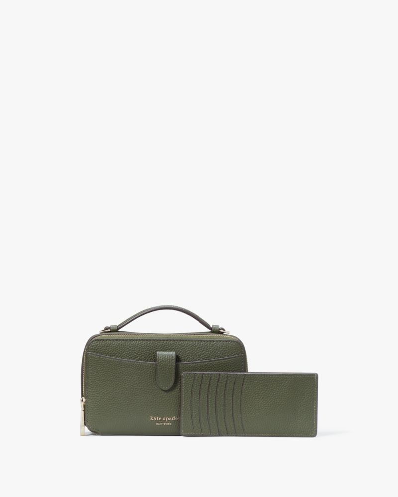 Kate Spade Hudson Double Zip Crossbody Bonsai Tree | 3267189-XF