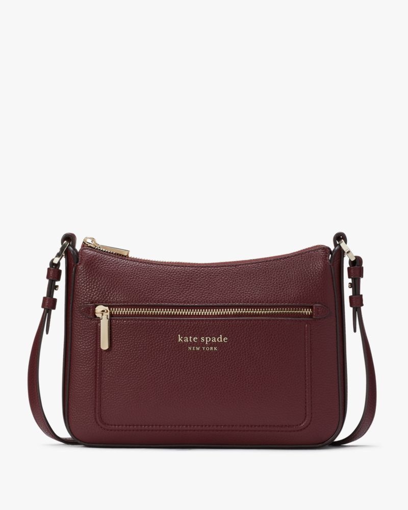 Kate Spade Hudson Medium Crossbody Dark Brown | 8765124-EA