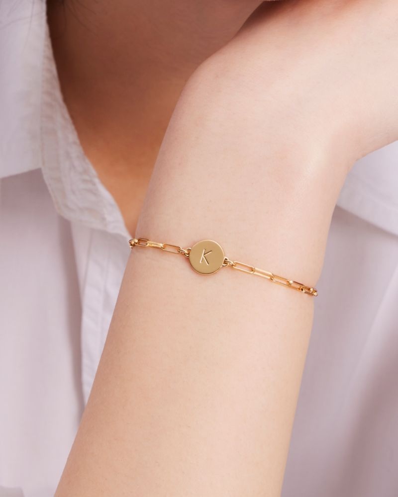 Kate Spade I Initial Chain Bracelet Gold | 0534961-TN