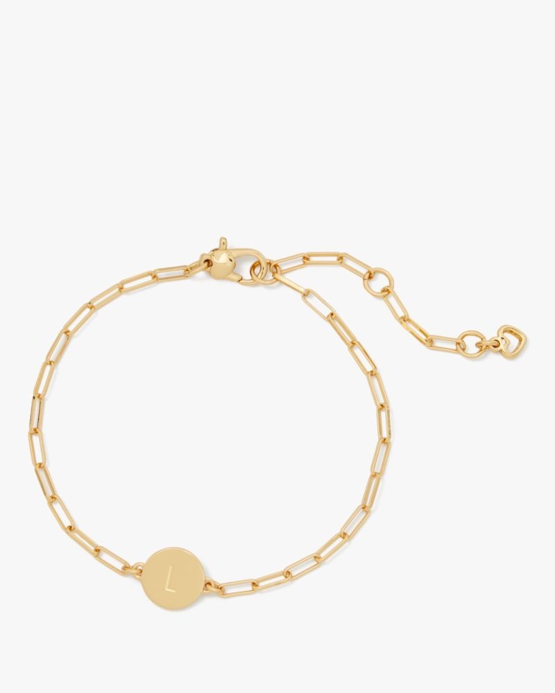 Kate Spade I Initial Chain Bracelet Gold | 0534961-TN