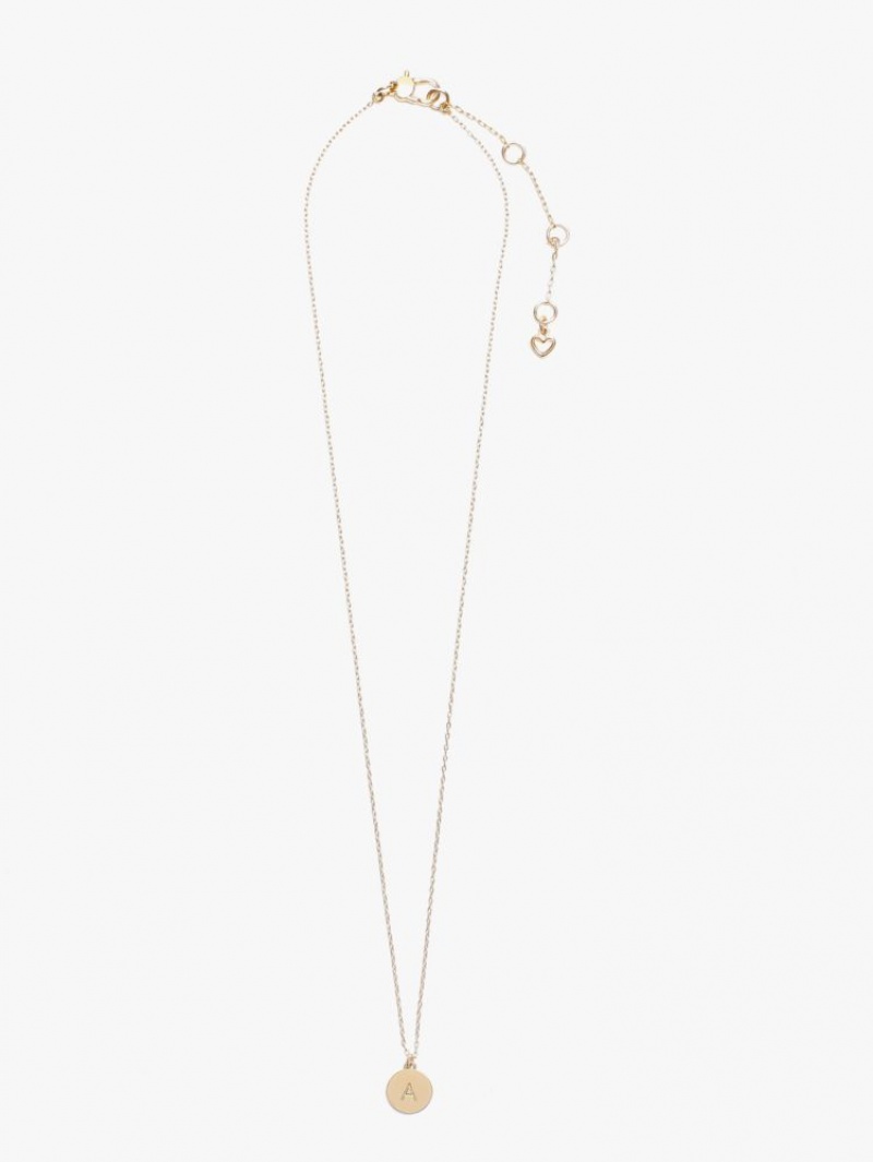 Kate Spade Initial Mini Pendant Gold | 3275916-DV