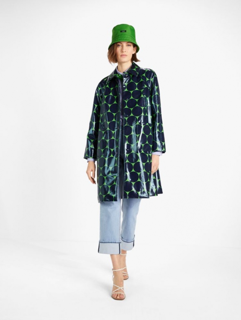 Kate Spade Joy Dot Raincoat Blue / Green | 6287350-KB